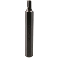 M5 – M12 Spline Triple Squared Bits with 10mm Shank 30mm or 75mm Length