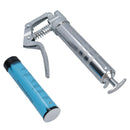 Mini Grease Gun + Oil Can With Flexible + Rigid Nozzles and 3oz Grease 5pc Kit
