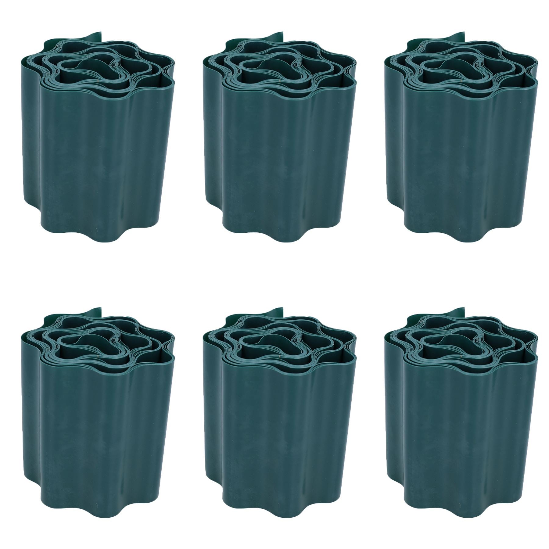 Garden Grass Lawn Border Edging Flexible Plastic Roll Path Trimming 12cm High
