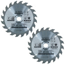Circular Saw Blade 165mm x 16 / 20mm Mixed Teeth TCT Cutting Disc Wood