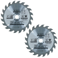 Circular Saw Blade 165mm x 16 / 20mm Mixed Teeth TCT Cutting Disc Wood