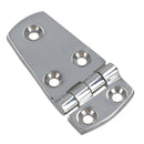Polished Door Hinge Stainless Steel 76mm x 38mm 316 Long Marine Cabin Hatch