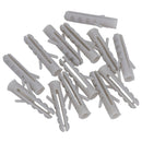 3.5mm x 25mm PZ2 Countersunk Wood Screws Fasteners with Raw Plugs