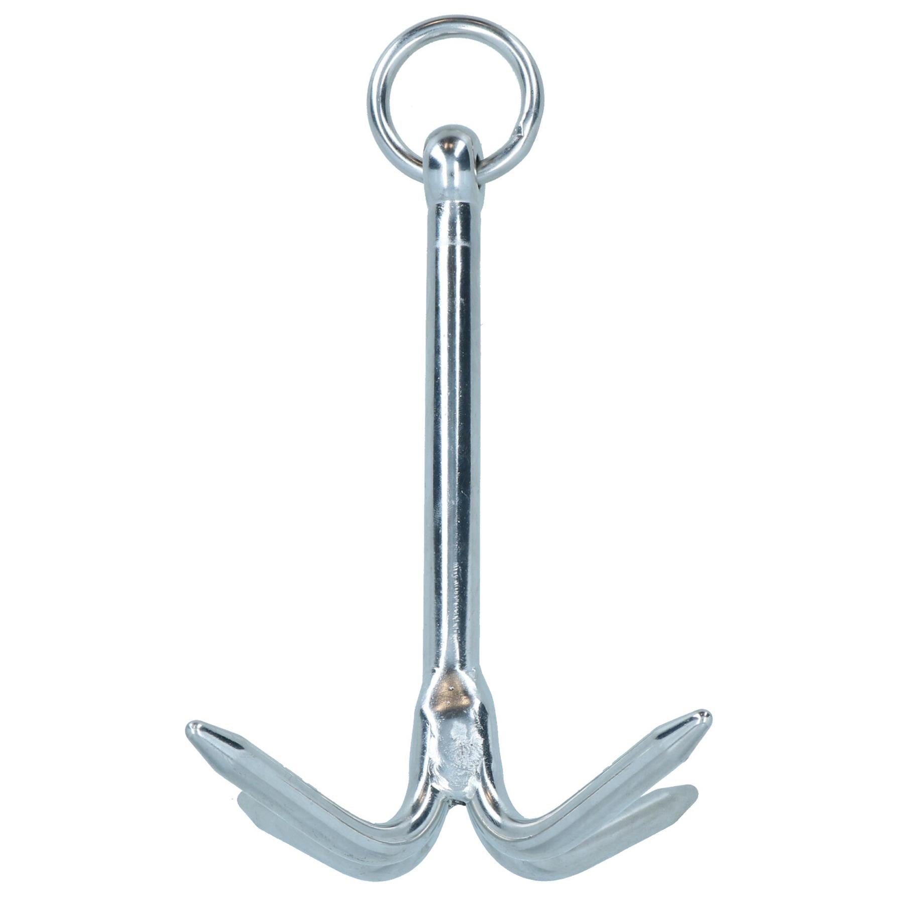 Grapnel Hook Anchor 200mm Grappling 316 Stainless steel Marine Grade