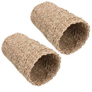 2pk Medium Small Animals Boredom Breaker Seagrass Play Tunnel 13x13x24cm