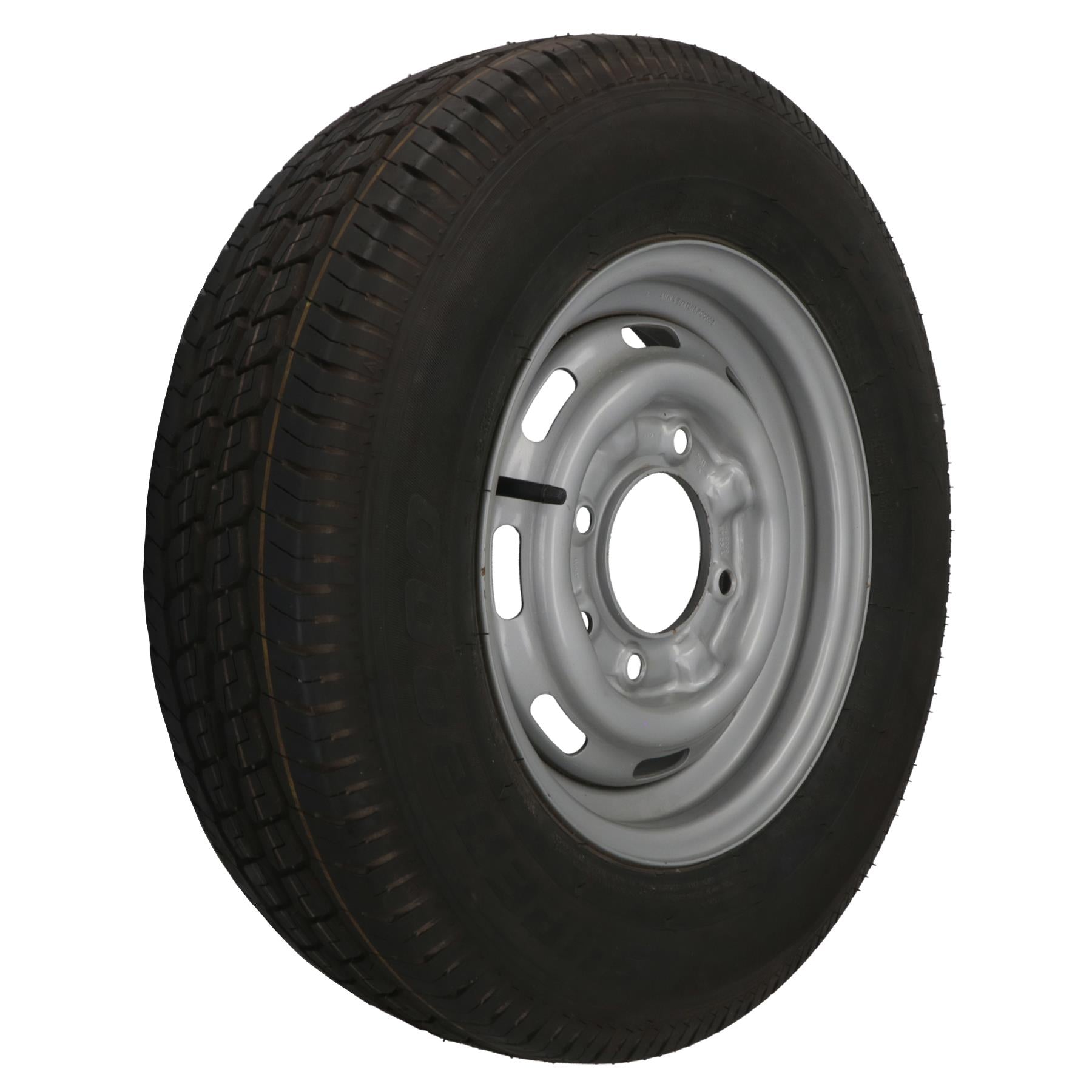 Trailer Wheel & Tyre 175R13 4 Stud for SBS Boat Trailers 5.5in PCD