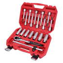 Shock Absorber Suspension Strut Nuts Remover + Installer 18pc Kit 1/2" Drive