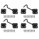 4” Cabin Hook Eye Latch Lock Catch Hold Back For Sheds Gates Hatches