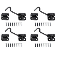 4” Cabin Hook Eye Latch Lock Catch Hold Back For Sheds Gates Hatches