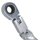 Metric Double Jointed Flexi Ratchet Combination Spanner Wrench 72 Teeth
