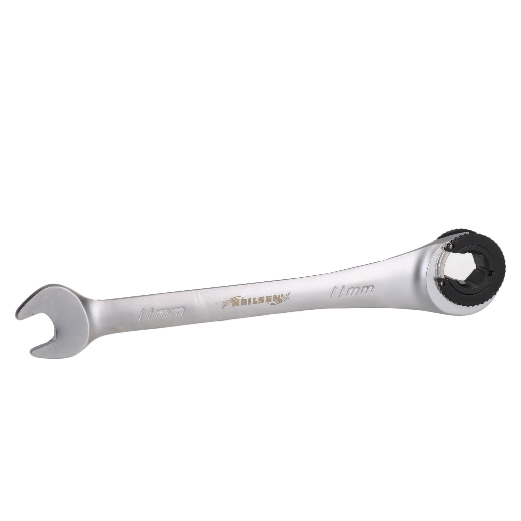 Line Spaner 11mm Open End Ratchet Flare Nut Wrench Spanner Brake Lines Hydraulic P ...