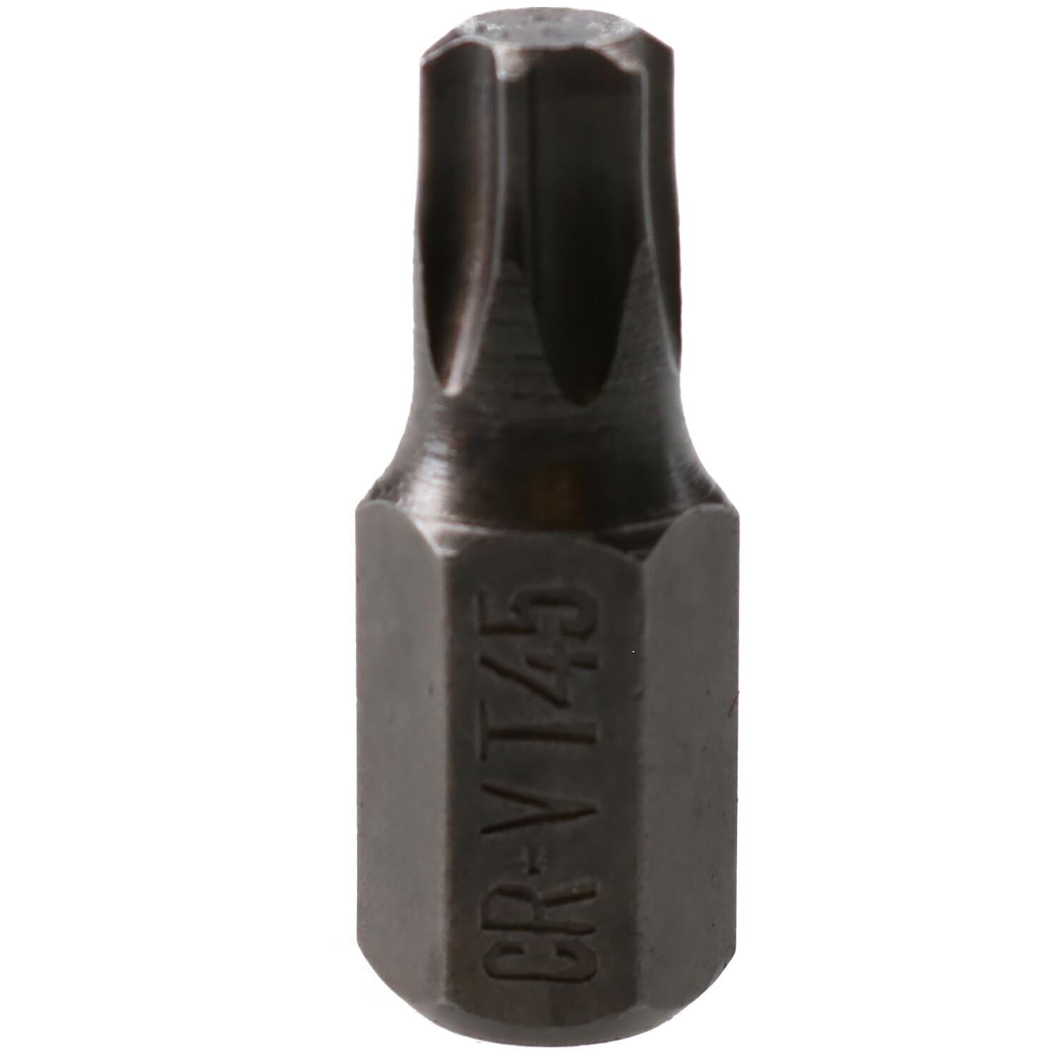 T20 – T60 Torx Star Male Bits With 10mm Shank 30mm or 75mm Length