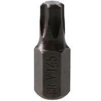 T20 – T60 Torx Star Male Bits With 10mm Shank 30mm or 75mm Length