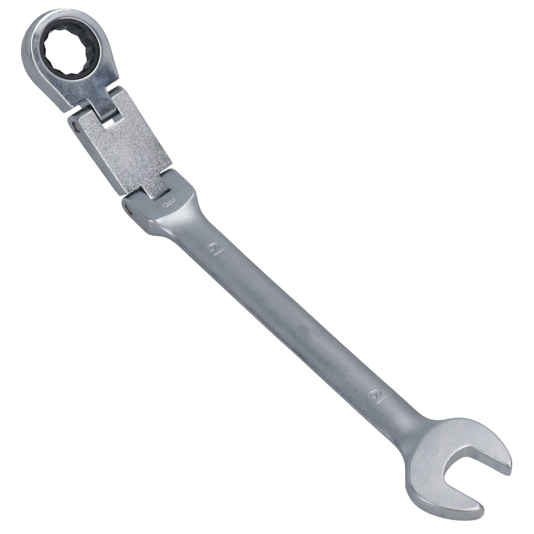 Metric Double Jointed Flexi Ratchet Combination Spanner Wrench 72 Teeth