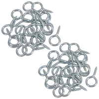 Screw Eye Hooks Fasteners Picture Curtain Hanger 6mm Hook 17mm Length