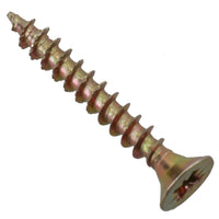 Serrated Wood Screws 4 x 30mm Advanced Multi Countersunk Pozi Drive 1600pc