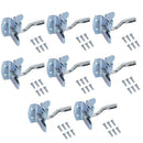 Auto Automatic Gate Latch Catch + Striker Thumb Release Zinc Coated Gates
