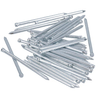 124pc Nail Assortment Flat and Domed Head Panel Pins Carpentry Wood Plasterboard