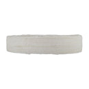 White Close Stitched Polishing Buffing Mop 12" x 2" 4 Row With Compound 250g