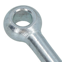 M8 100mm Eye Bolt Single Bolt Zinc Plated Threaded Rings DIN444 Catenary Wire