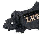 Letter Post Mail Box Slot Flap Plate Cast Iron Wall Front Door Gate Home House