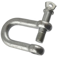 D Shackle Dee Link M6 - M12 Galvanised Steel Lifting Towing Rigging Pin Loop