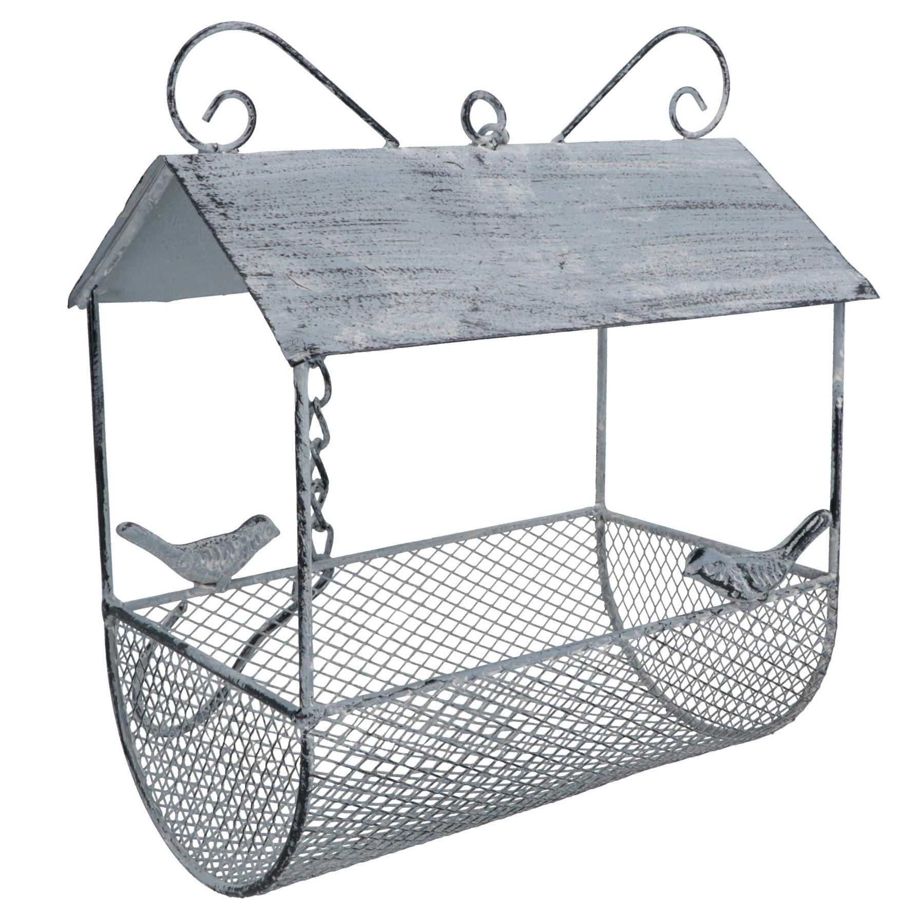 Hanging Bird Feeder Ornament Garden Yard Porch Feature Nut Seed Holder