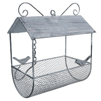 Hanging Bird Feeder Ornament Garden Yard Porch Feature Nut Seed Holder