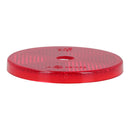 Red Round Circular Reflectors for Driveway Gate Fence Posts Trailer Rears