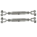 Rigging Screw 10mm Galvanised Jaw to Jaw Turnbuckle Straining