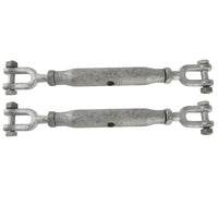Rigging Screw 10mm Galvanised Jaw to Jaw Turnbuckle Straining