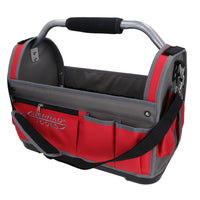 18 Inch Plumbers Tote Tool Storage Holder Carry Bag Solid Handle + Base