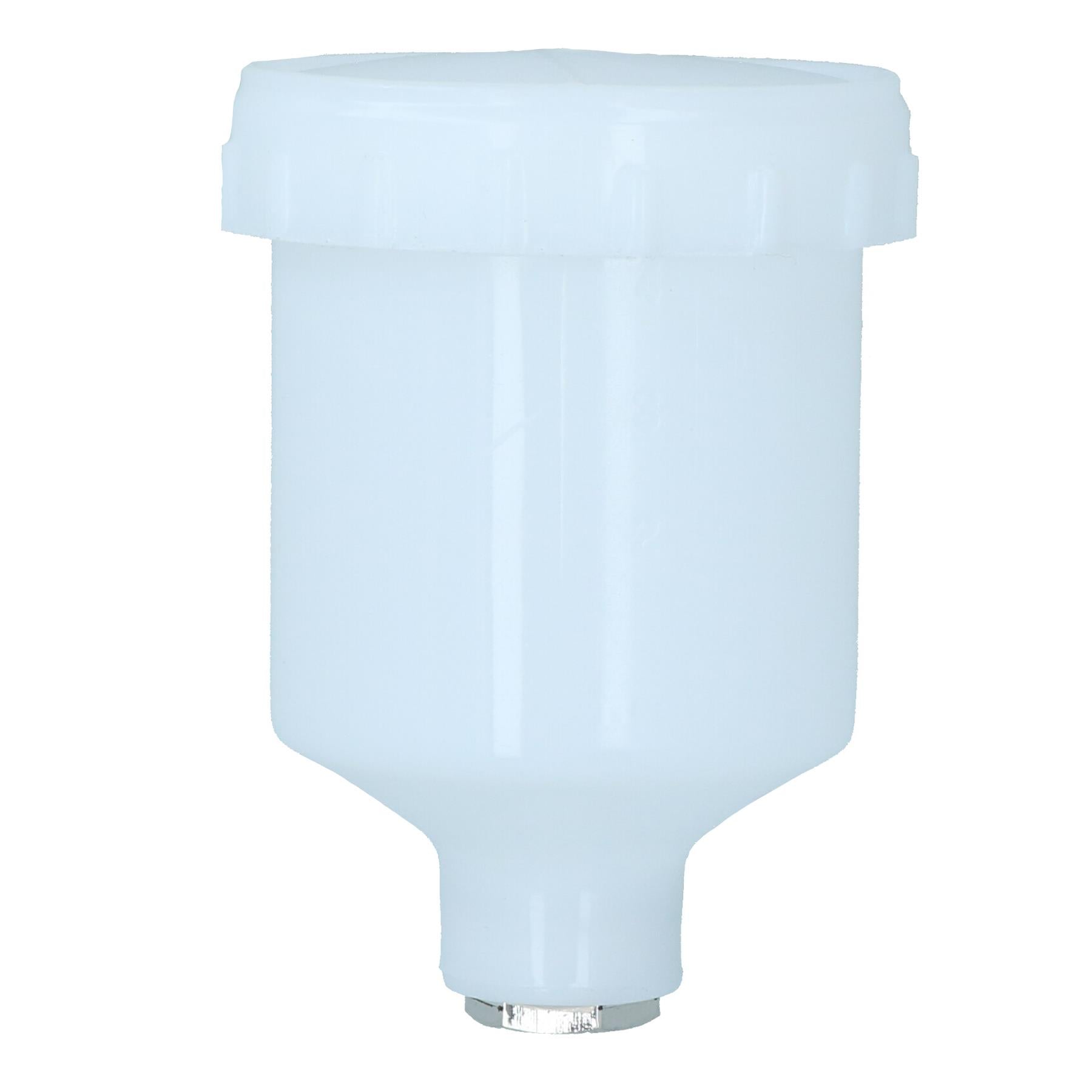 Gravity Feed Spray Paint Plastic Paint Pot 125ml Capacity M14 Female Thread
