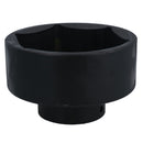 90mm 1in Drive Deep Metric Impact Impacted Socket 6 Sided Point Single Hex