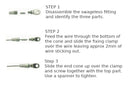 DIY Wire Rope Cable Fitting Swageless Rigging End Fitting Stainless Steel 316
