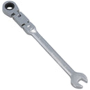 Metric Double Jointed Flexi Ratchet Combination Spanner Wrench 72 Teeth