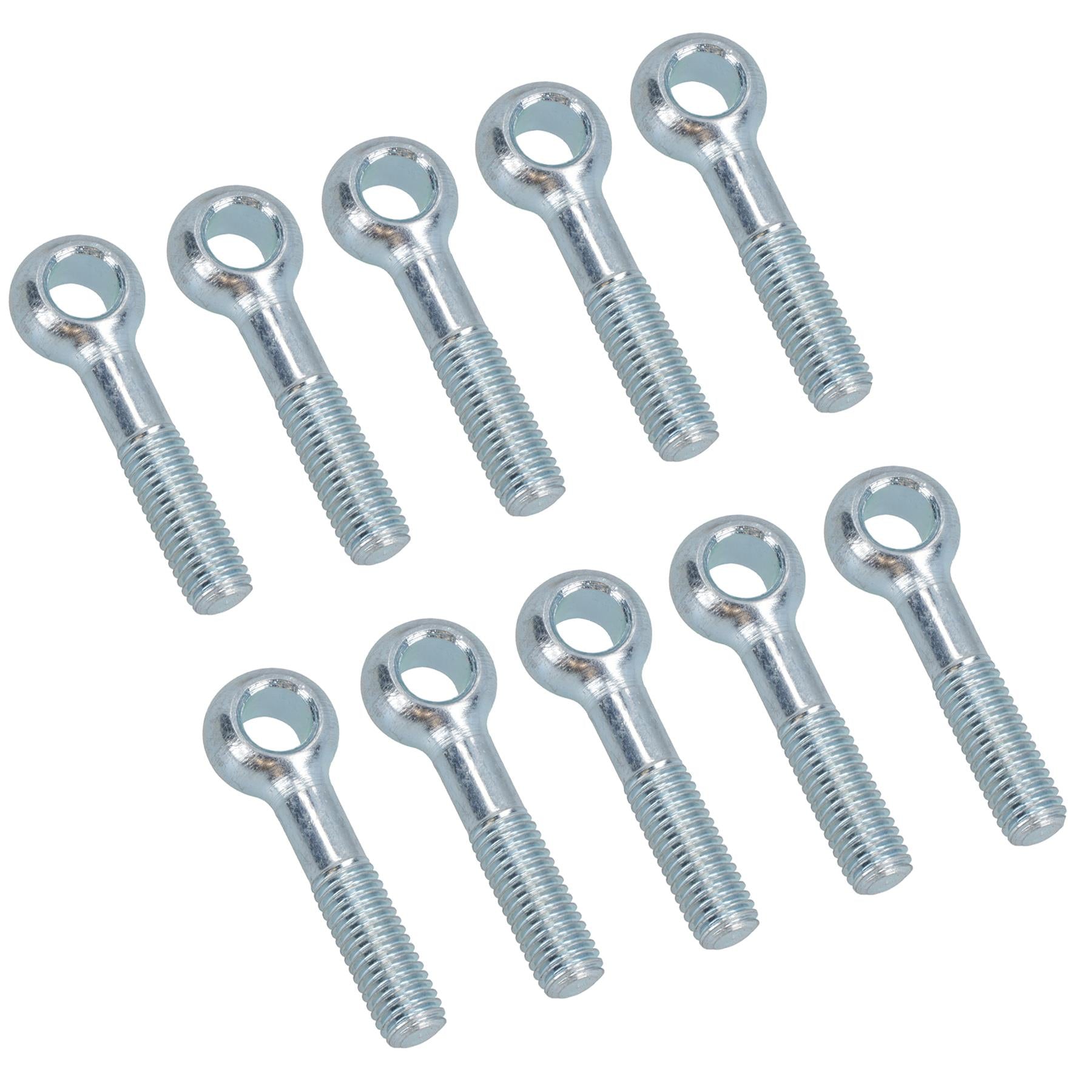 M8 40mm Eye Bolt Single Bolt Zinc Plated Threaded Rings DIN444 Catenary Wire