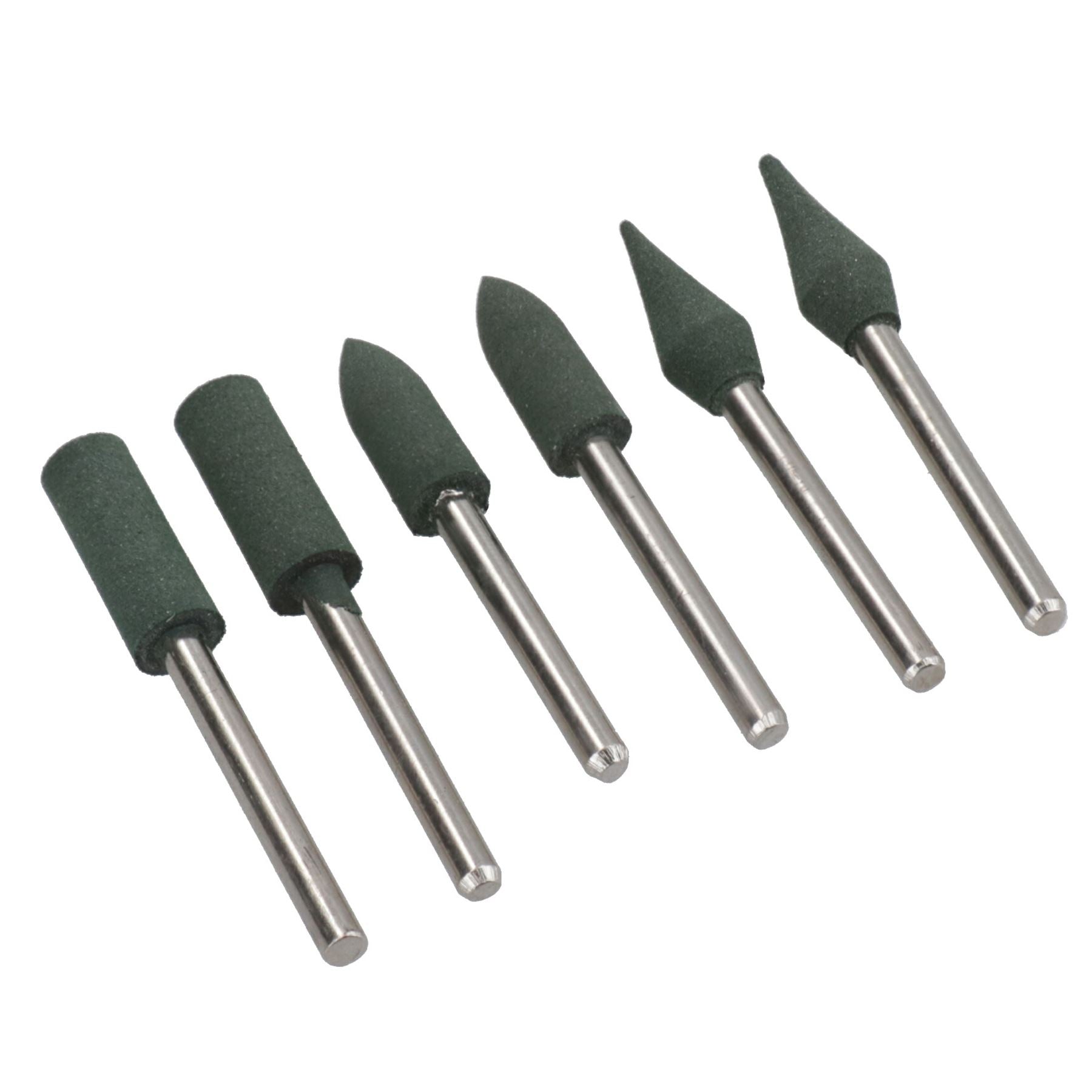 Rotary Tool Rubber Polishing Points Cone Point Cylinder Shape 3.17 Mandrel