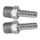 1/4" BSP Thread Fitting with Hose Tail for 3/16" 1/4" 5/16" 3/8" 1/2" Pipe Hose