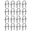 M8 28mm x 75mm U-Bolts / N-Bolts Stainless Steel Marine Grade Boat Trailer