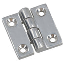 Polished Door Butt Hinge Stainless Steel 38mm x 38mm 316 Marine Cabin