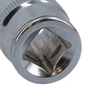 1/2in Drive Shallow Metric MM Socket 12 Sided Bi-Hex with Knurled Ring