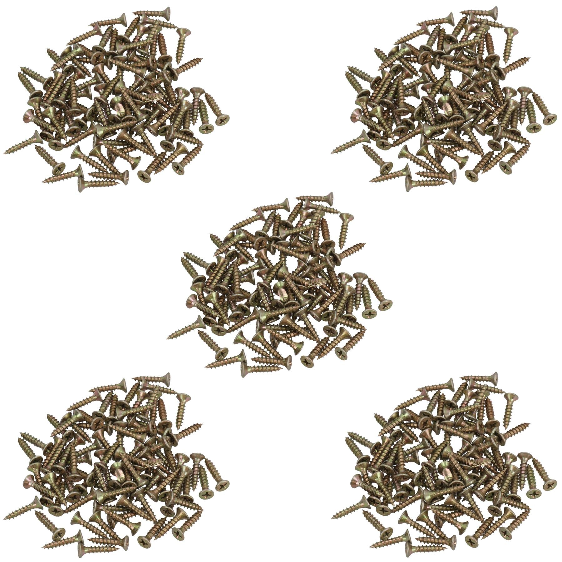 Countersunk Multi Purpose Chipboard Wood Timber Screws 20mm Long Pozi
