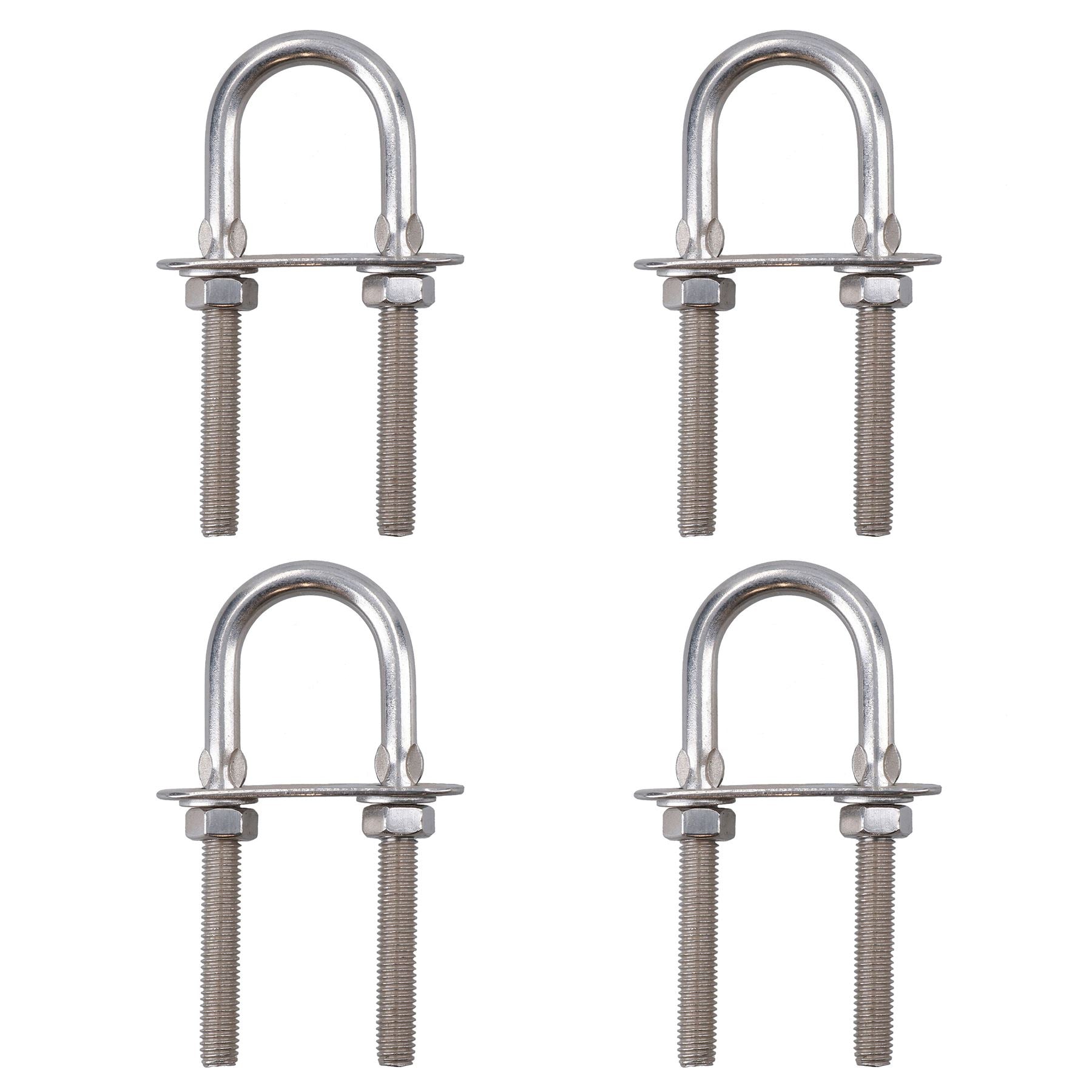 M8 28mm x 94mm U-Bolts / N-Bolts Stainless Steel Marine Grade Boat Trailer