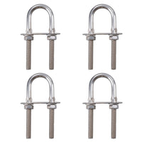 M8 28mm x 94mm U-Bolts / N-Bolts Stainless Steel Marine Grade Boat Trailer