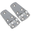 Polished Door Hinge Stainless Steel 76mm x 38mm 316 Long Marine Cabin Hatch