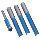 TCT Cutter Kitchen Router Bit Set 4pc Laminate Worktops TE170