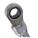 MM Metric Flexible Combination Ratchet Spanner Wrench Bi-Hex 12 Sided 72 Teeth