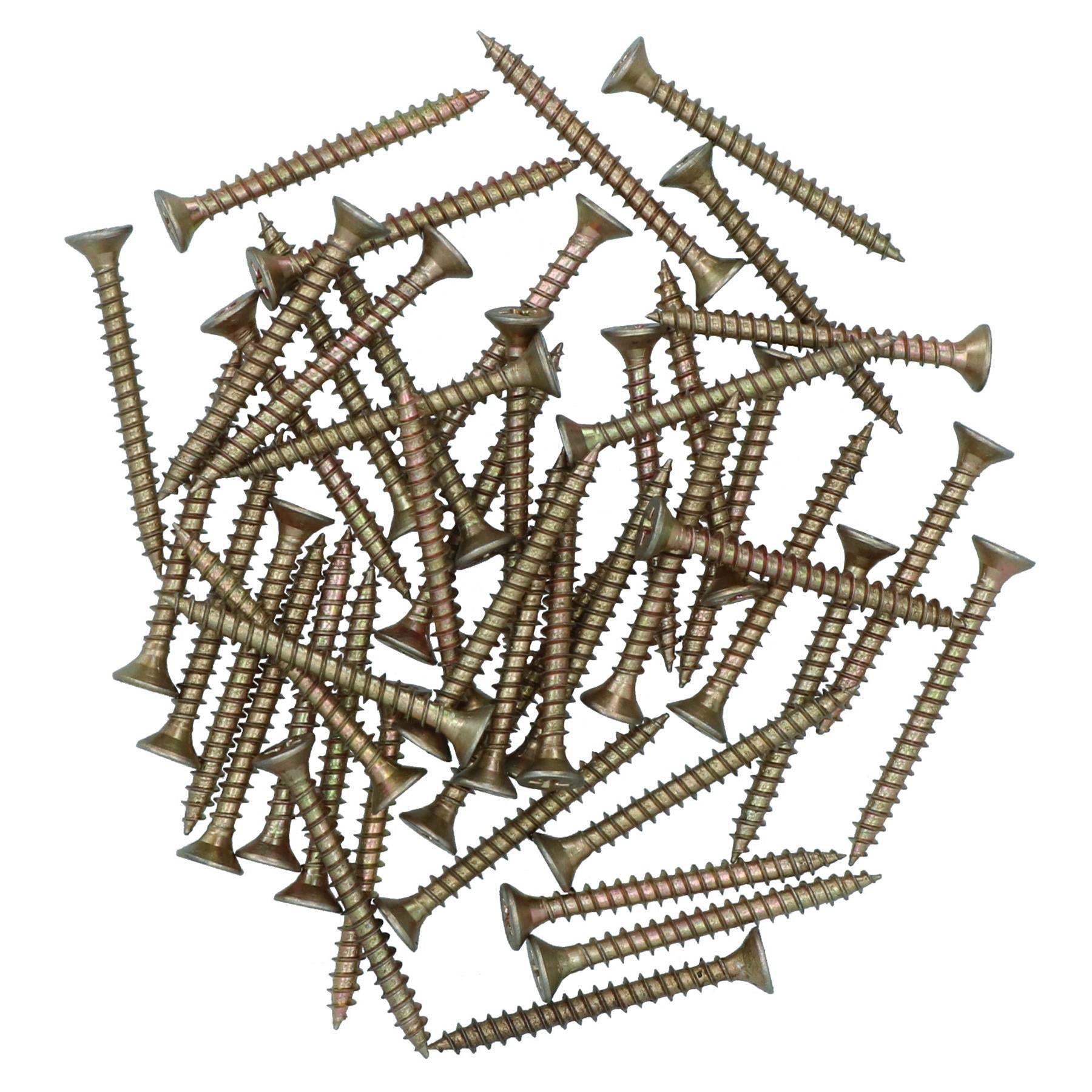 Countersunk Multi Purpose Chipboard Wood Timber Screws 35mm Long Pozi