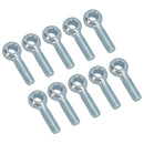 M12 50mm Eye Bolt Single Bolt Zinc Plated Threaded Rings DIN444 Catenary Wire